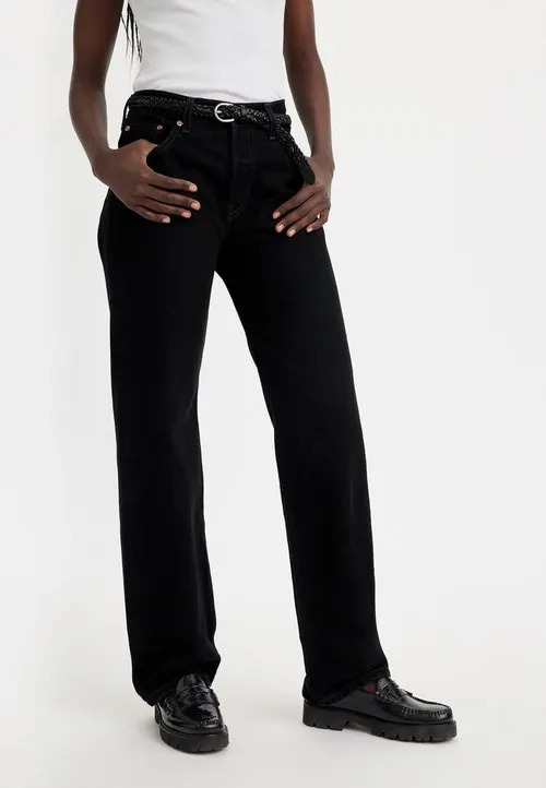501® '90S - Jeans straight leg - rinsed blacktop