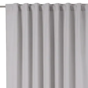 Cortina cinta, trabillas Pharell algodón INSPIRE liso gris granito 140x280cm