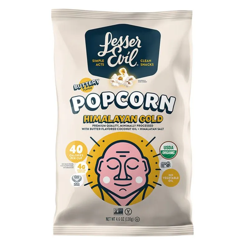 LesserEvil Himalayan Gold Popcorn