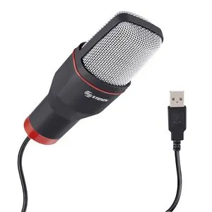 Steren Micrófono USB condensador para PC