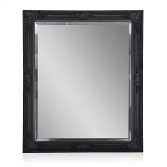 Brooklyn Mason Wall Mirror Black 75x90cm