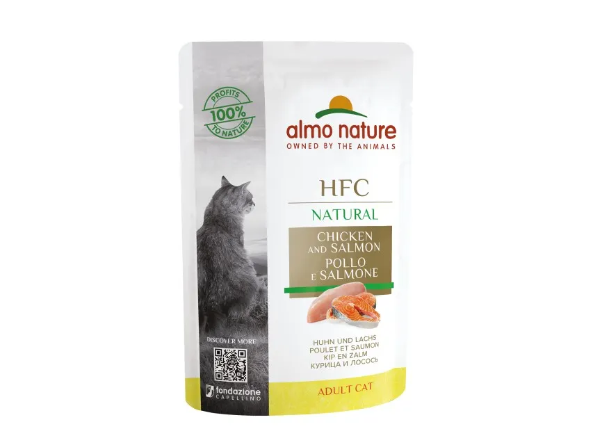 HFC Cats 55g Natural - kip en zalm
