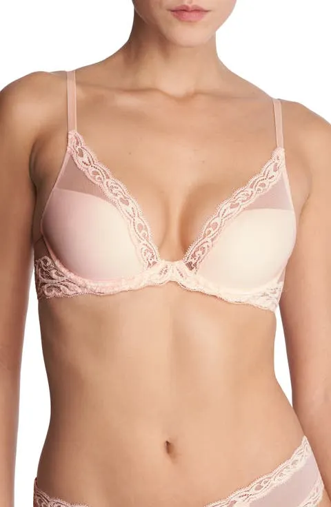 Feathers Plunge T-Shirt Basics Bra