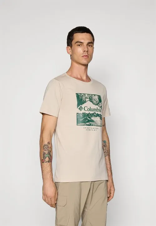 T-shirts med print - dark stone