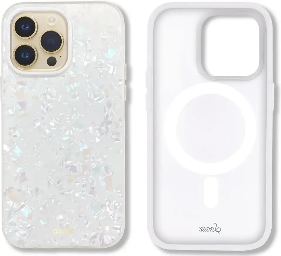 Sonix Case for iPhone 14 Pro Max | Compatible with MagSafe | 10ft Drop Tested | Pearl Tort