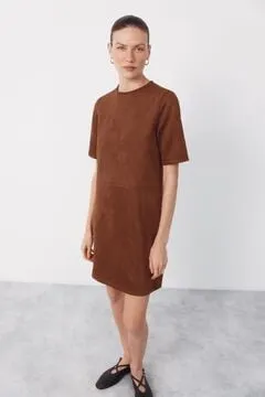 Vestido corto ante