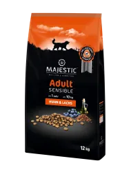 MAJESTIC SENSIBLE mit Huhn, Lachs für Hunde 12 kg