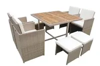 Comedor de Exterior Ratán 8 Personas