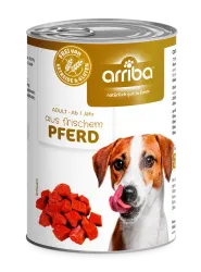 arriba mit Pferd für Hunde 6 x 400 g