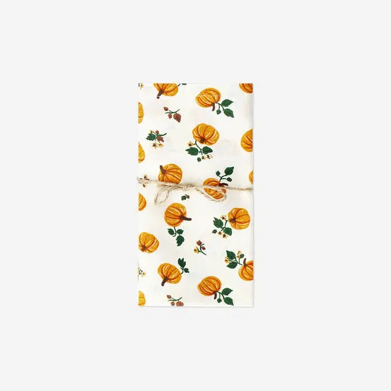 Gresskarstoffservietter - 2 stk