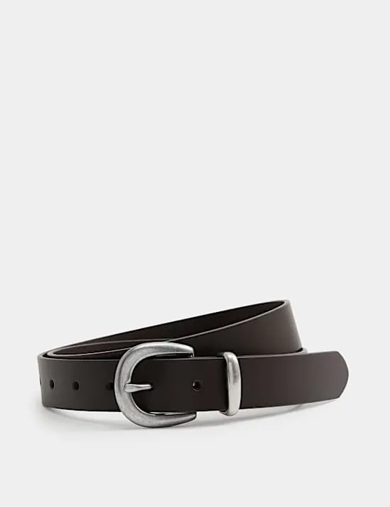Leather Buckle Belt