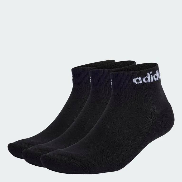 Linear Ankle Socks Cushioned Sokker, 3 par