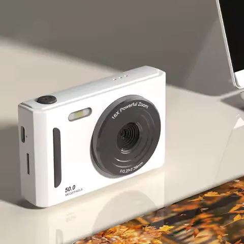 4K Digital Camera Dual Camera Flash 50 Million Hd Pixel Pixel Retro Ccd Portable Card Entry-level Camera Auto Focus