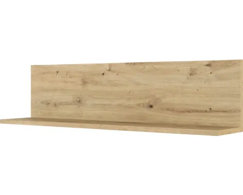 Závěsná police Cara ŠxHxV 100 x 19 x 22,8 cm barva čela dub designový matný barva korpusu dub světlý