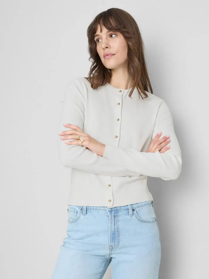 Gilet à boutons métallisés