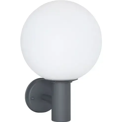 Außenleuchte - anthrazit - Edelstahl - Ø 25 cm