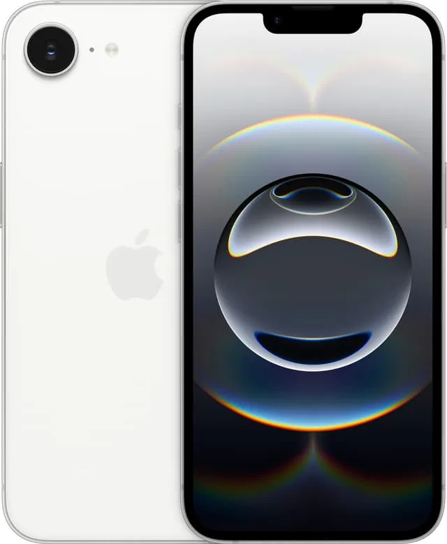 iPhone 16e smarttelefon 128GB (hvit)