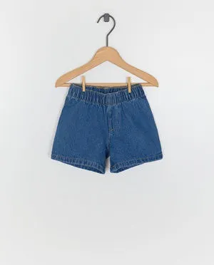Blauwe short