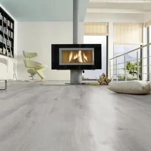 Pavimento laminato effetto legno grigio, AC4 classe 32, sp. 8 mm, Advanced Londra, 2.131 m²