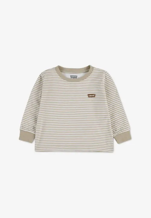 STRIPE TEE UNISEX - Topper langermet - fields of rye