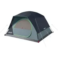 Carpa Para Camping 4 Personas Azul Coleman Skydome con Rainfly y Bolsa