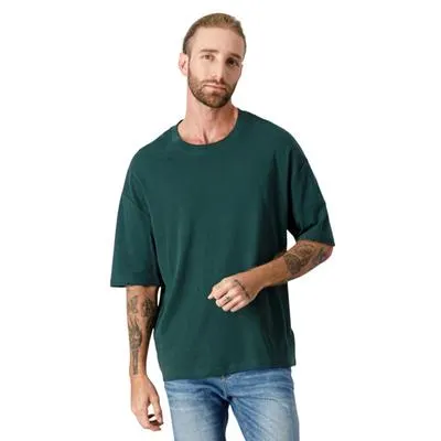 Hummo Hombre Diseño Liso Manga Corta Cuello Redondo