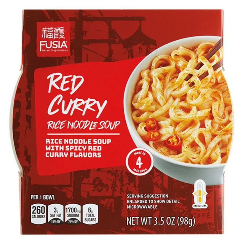 Fusia Thai Noodle Bowl Red Curry