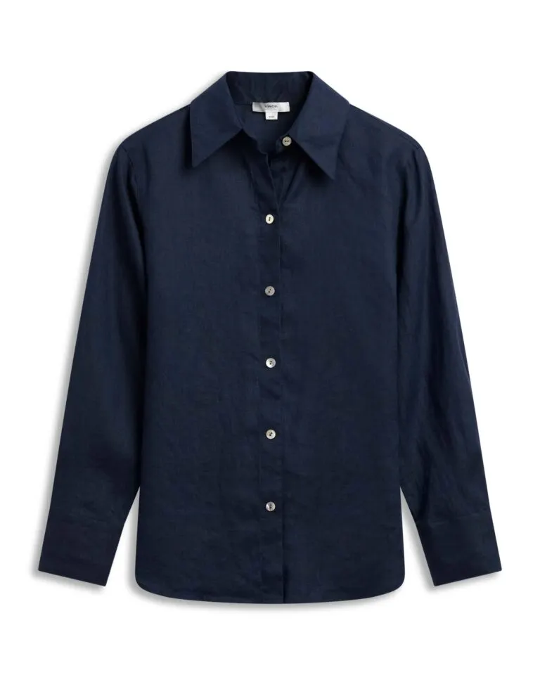 Linen Shirt - Marine