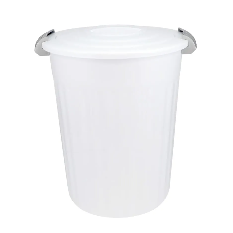 Utility Cans with Lids, 6 gal.
