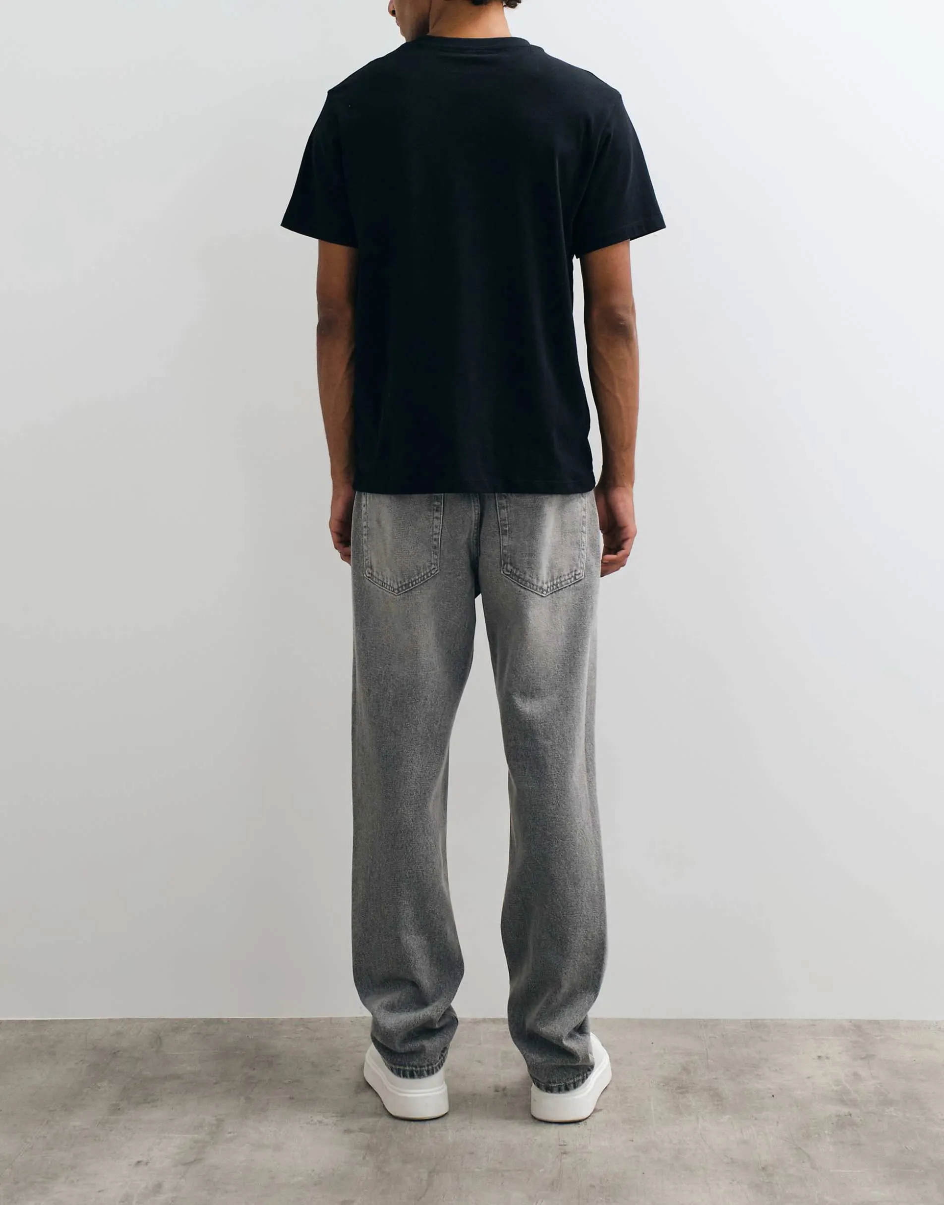 New Look straight fit jeans in grey