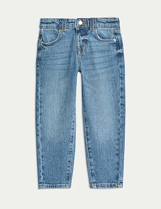 Denim-Jeans im Mom-Stil (2–8 Jahre)