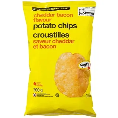 Cheddar Bacon Flavour Potato Chips
