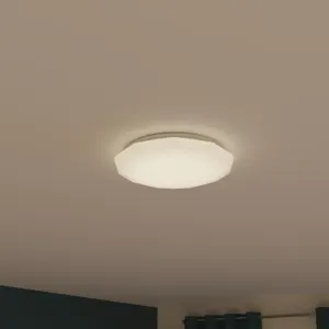 Plafoniera LED New Lilly Ø 35 cm bianco IP21 cct da bianco caldo a bianco freddo con regolazione di temperatura, 3200 lumen INSPIRE