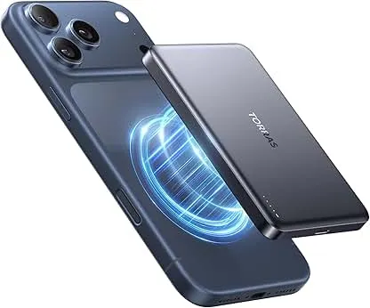 TORRAS MiniMag Power Bank,Ultra-Slim 10,000mAh M…