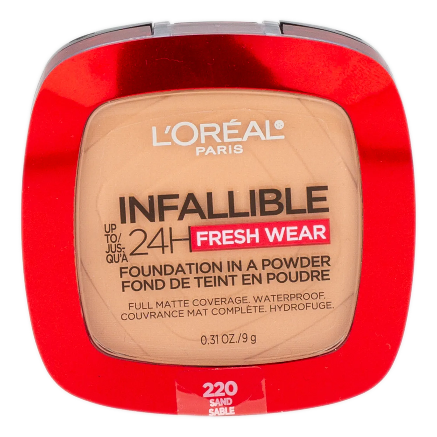 Base Maquillaje En Polvo 24H Fresh Wear Fondation Powder Sand L’ORÉAL 58 G