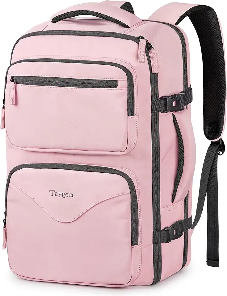 Travel Backpack for Women, Travel Personal Item Bag with Shoe Pouch