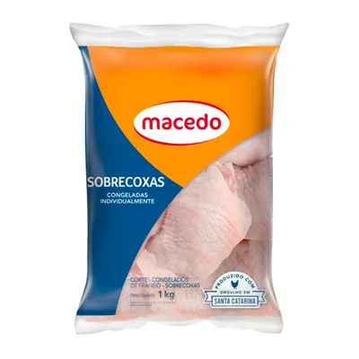 sobrecoxa de frango macedo 1kg