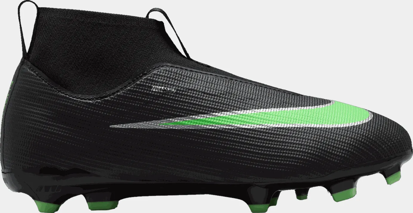 Mercurial Superfly 11 Academy FG, fotballsko gress, junior - Svart