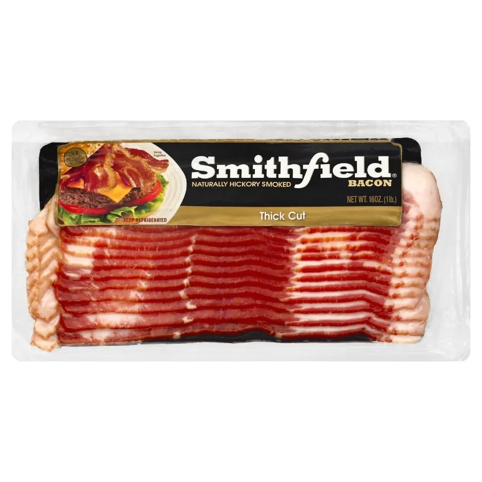 SMITHFIELD BACON THICK CUT 16OZ