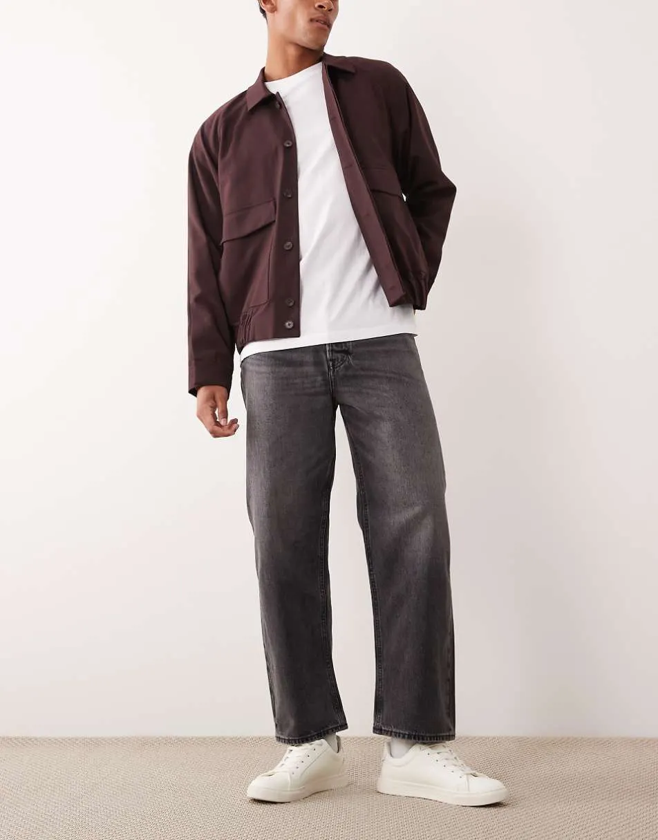 Jack & Jones Eddie loose fit jeans in washed black