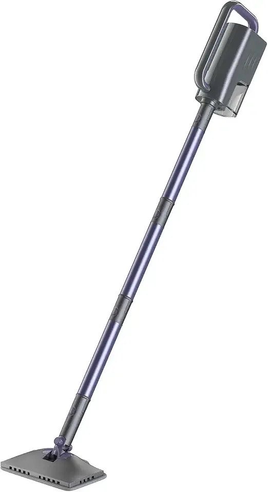 Lightweight 6-in-1 Steam Mop with Detachable Handheld Steamer Professional Steam Mops for sealed Hard Floors, Marble, Stone, Hardwood(Lavender)