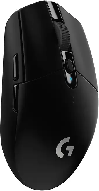 Logitech G305 Lightspeed Wireless Gaming Mouse, Hero 12K Sensor, 12,000 DPI, Lightweight, 6 Programmable Buttons, 250h Battery Life, On-Board Memory, PC/Mac - Black