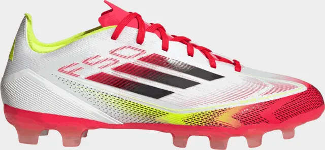 F50 Pro MG, fotballsko gress og kunstgress - Hvit