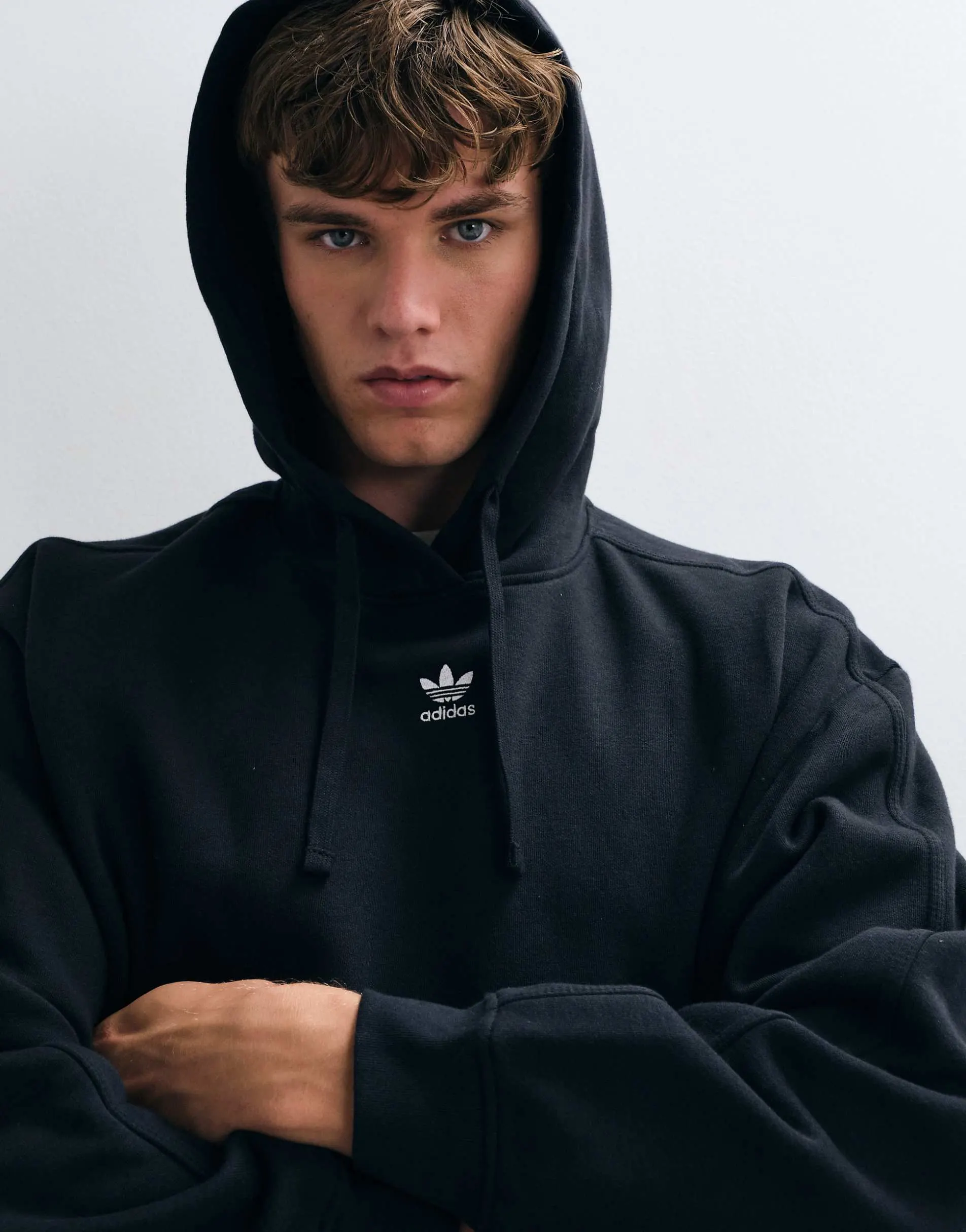 adidas Originals essentials hoodie in black