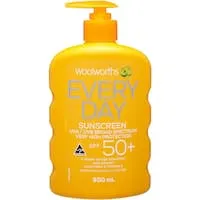 woolworths sunscreen everyday spf 50+ Pump 500mL