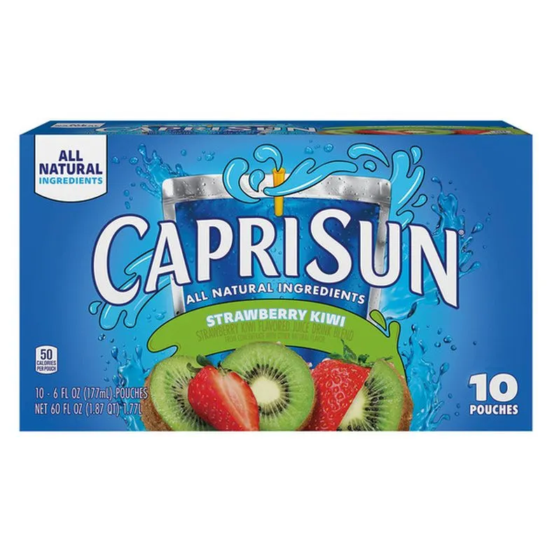 Capri Sun Strawberry Kiwi Juice Pouches