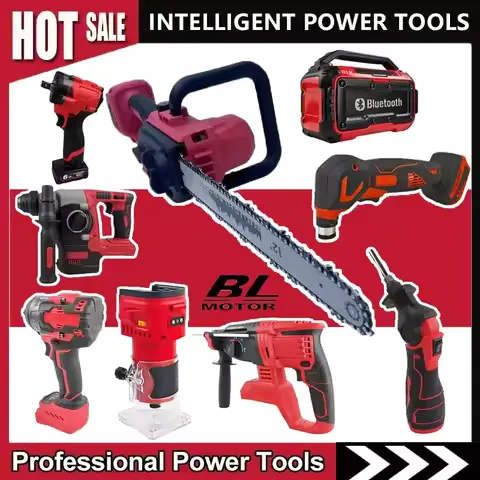 For Milwaukee Brushless Cordless Electric Impact Hammer Drill Angle Digital Angle Grinder for 18V Battery Power Tools