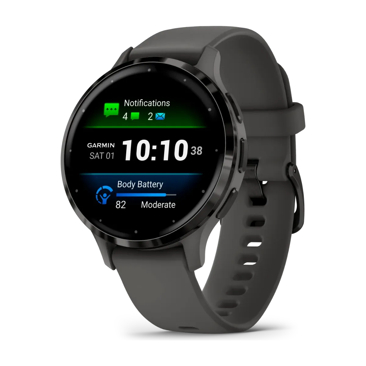 Garmin Venu 3S smartklokke, black sesame/slate