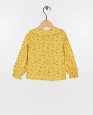 Blouse met bloemenprint