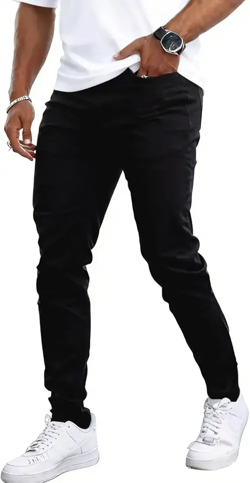 Mens Jeans Skinny Stretch Premium High Rise Colored Jeans Expandable Waist